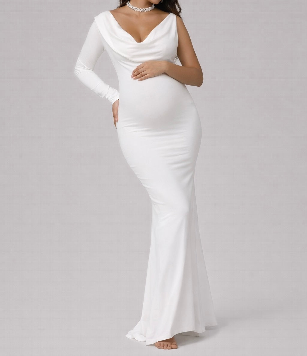 Elegant Maternity Photo Dress
